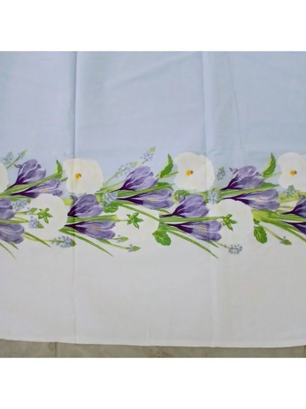 Yves Delorme Palais Royal Crocus Lavender Twin Duvet Cover France